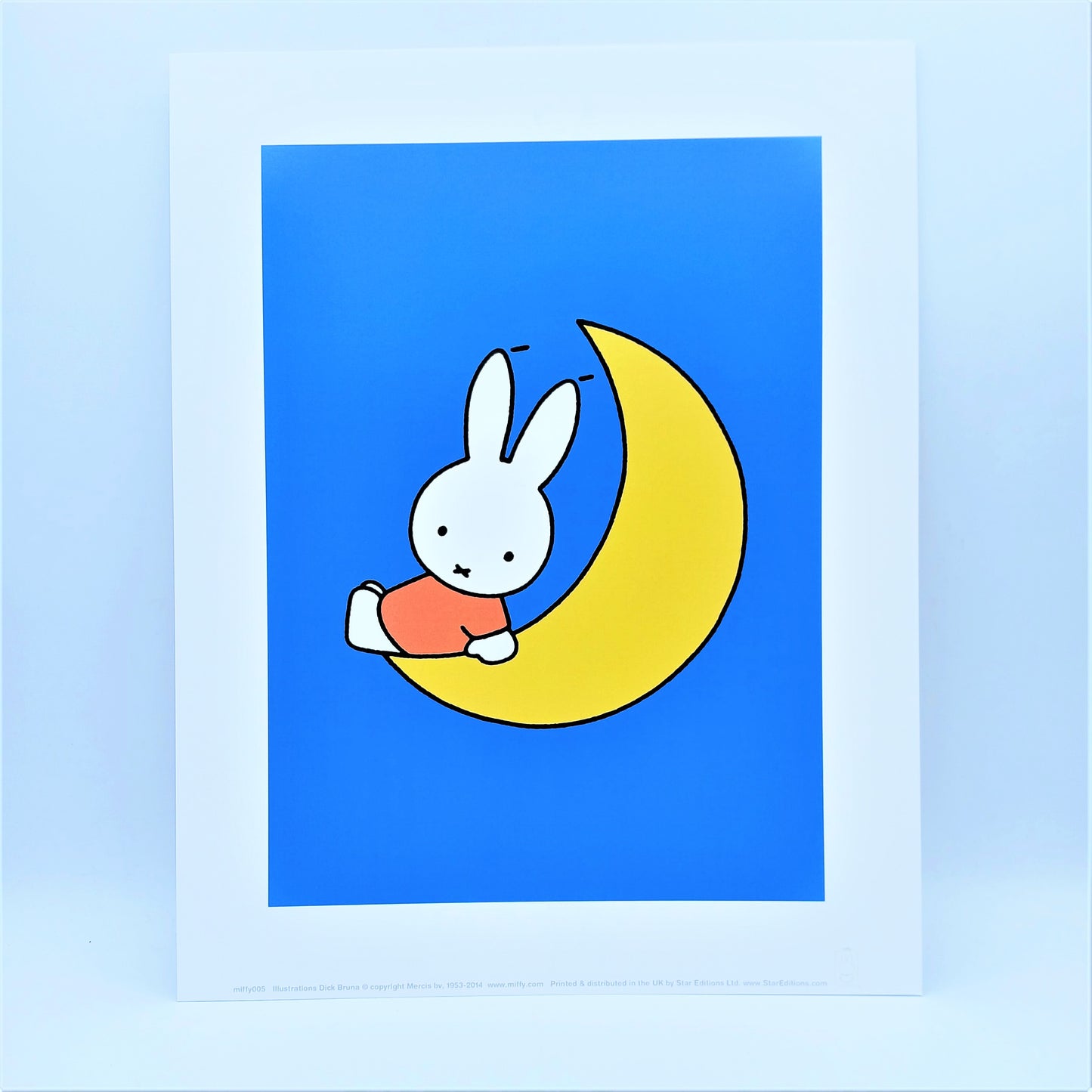 Miffy on the Moon Print