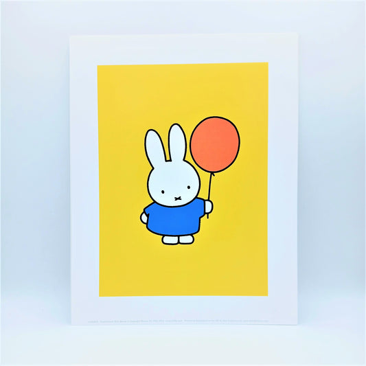 Miffy Holding a Balloon Print