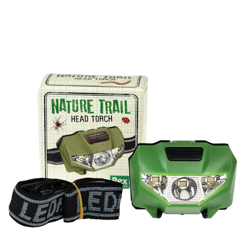 Childrens LED head torch - Nature Trail