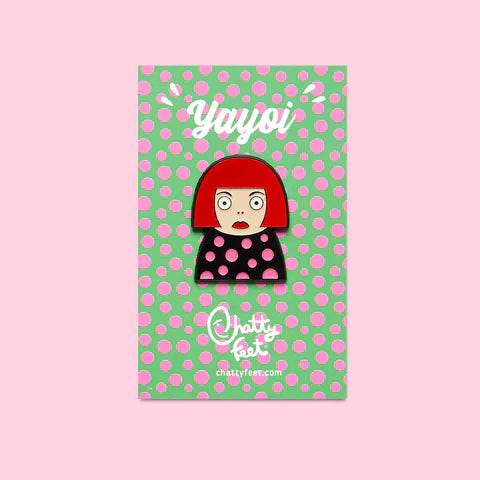 Yayoi Enamel Pin