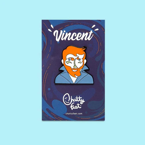 Vincent Enamel Pin