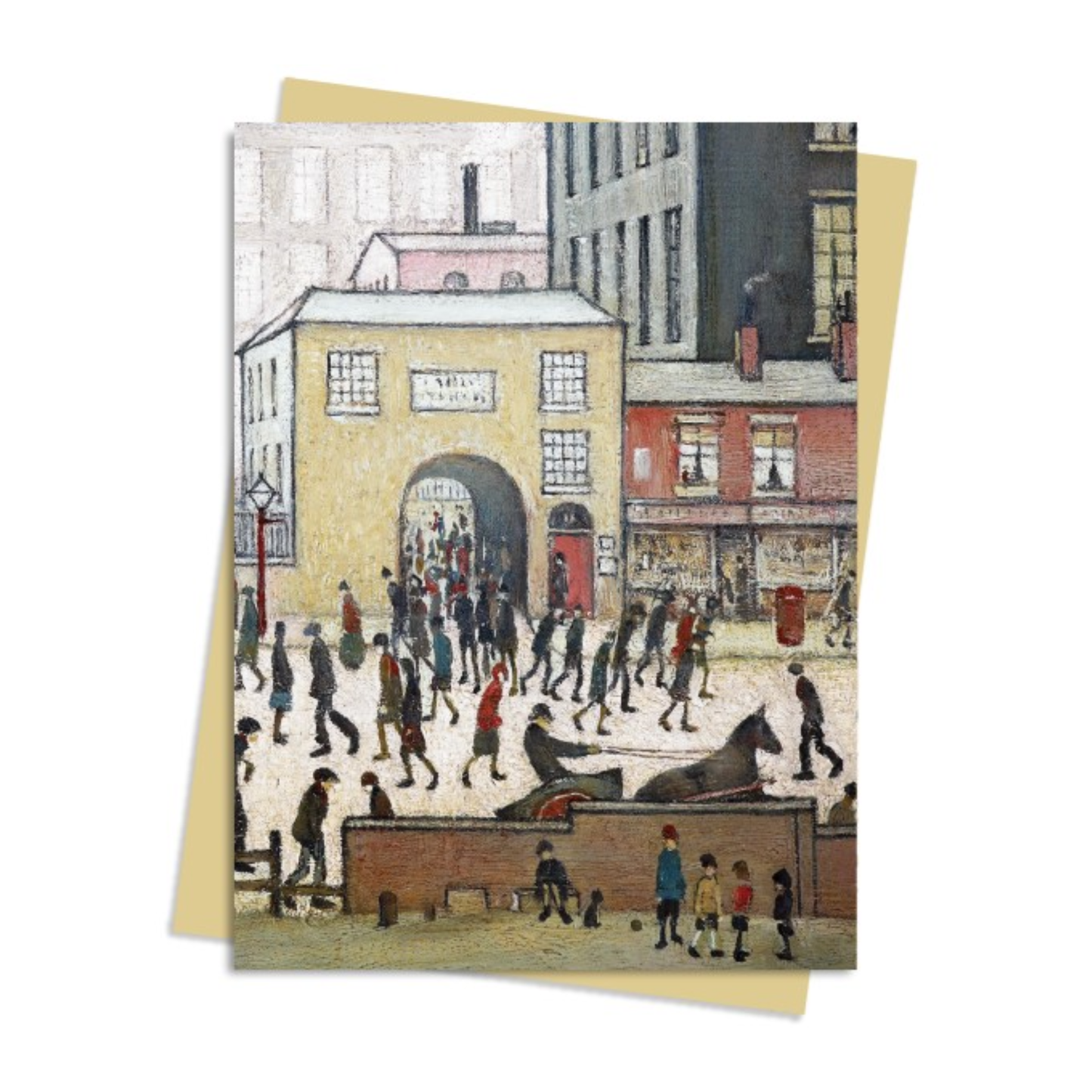 L.S. Lowry: Coming from the Mill Greeting Card