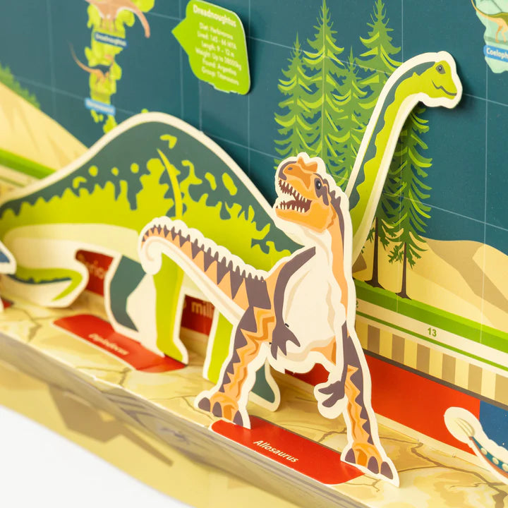 Create Your Own Dinosaur Timeline & World Map