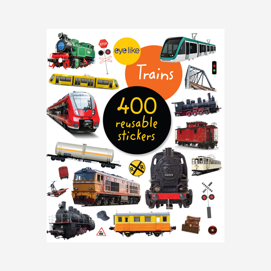 Eyelike Trains: 400 Reusable Stickers