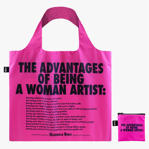 LOQI Guerrilla Girls The Advantages Of Being A Woman Artist Bag