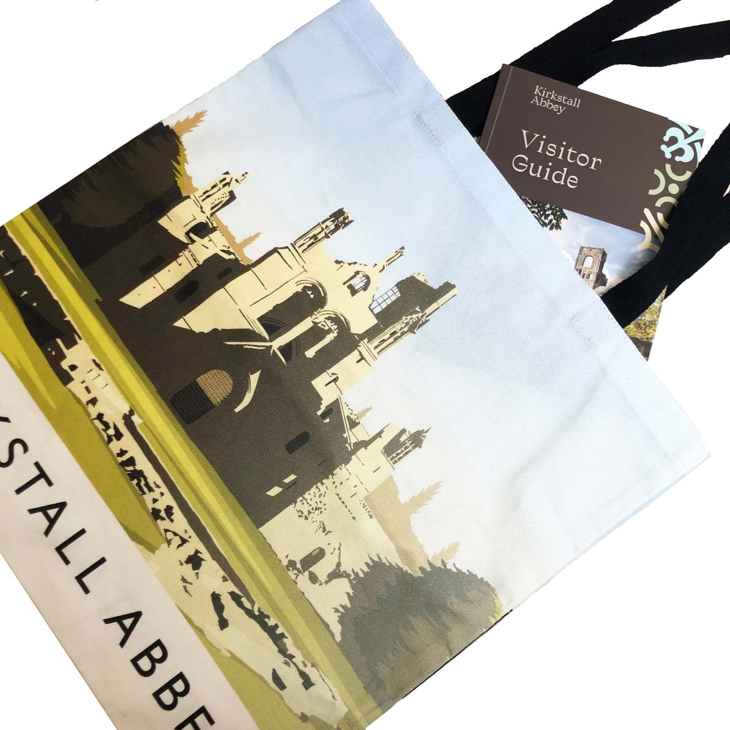 Kirkstall Abbey by Richard O'Neil Tote Bag