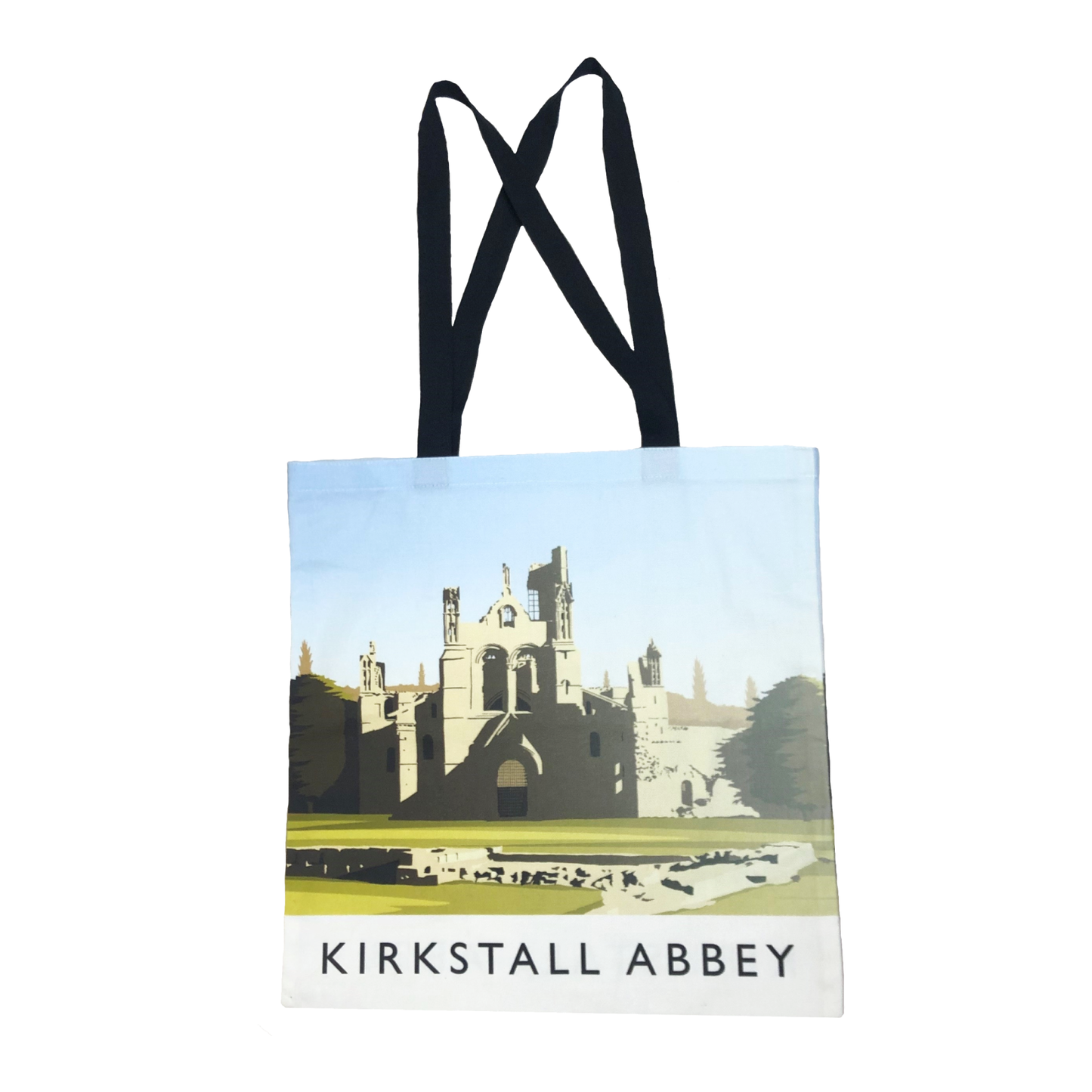 Kirkstall Abbey by Richard O'Neil Tote Bag