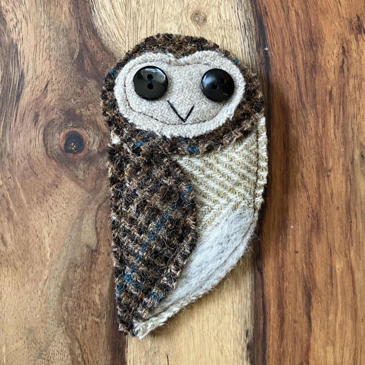 Barn Owl Woven Badge