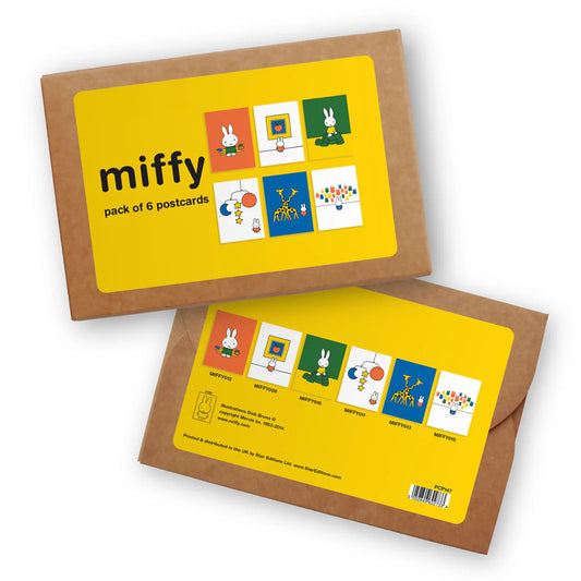 Miffy Postcard Pack - Yellow