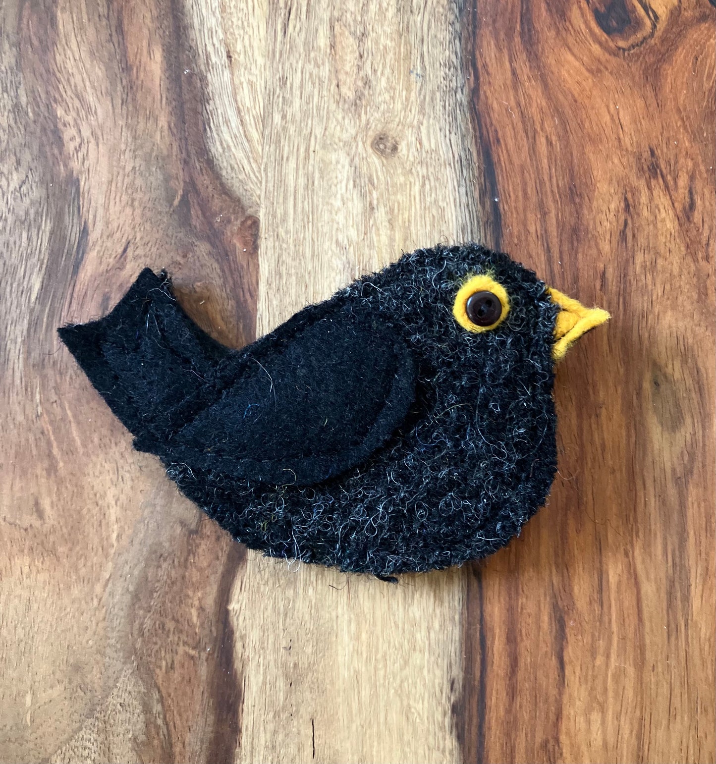 Blackbird Woven Badge