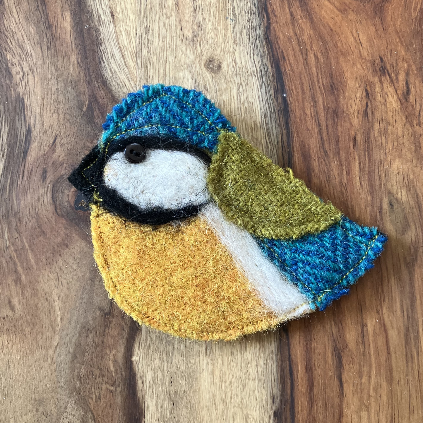 Bluetit Woven Badge