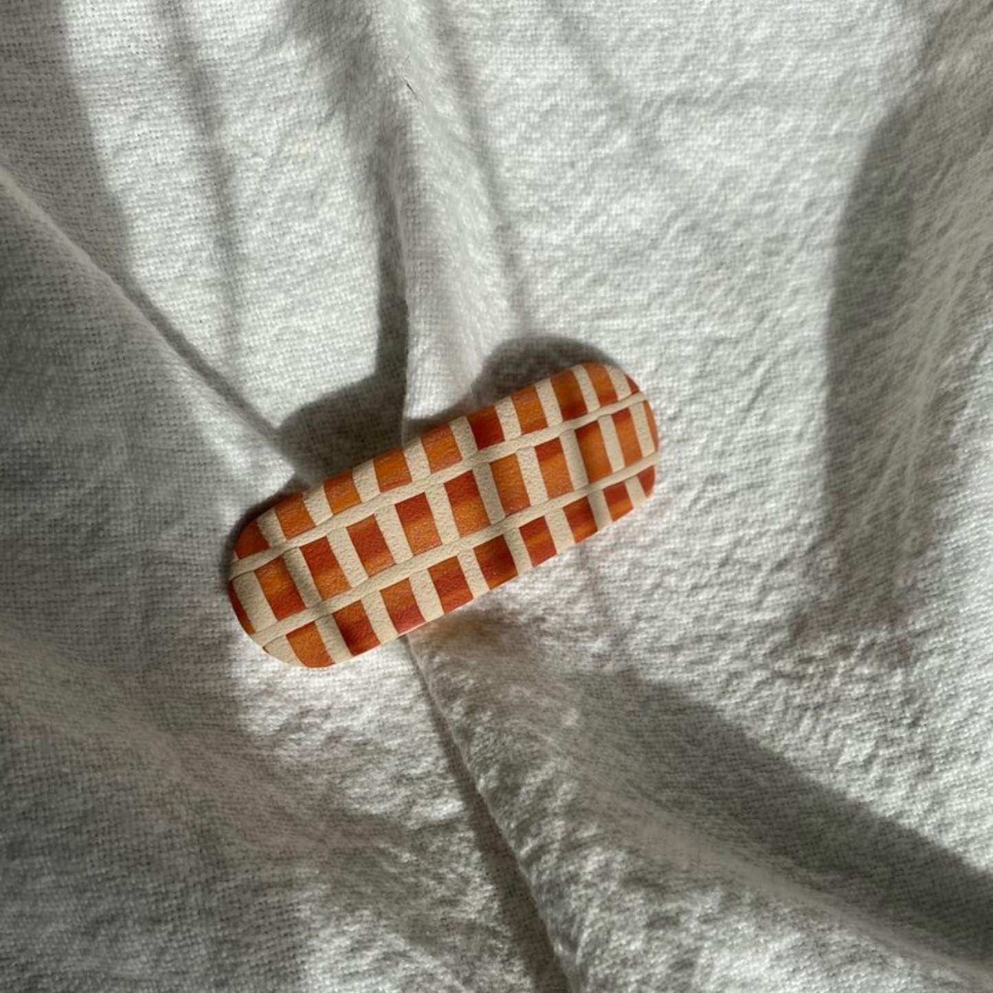 Grid Barrette Hair Clip