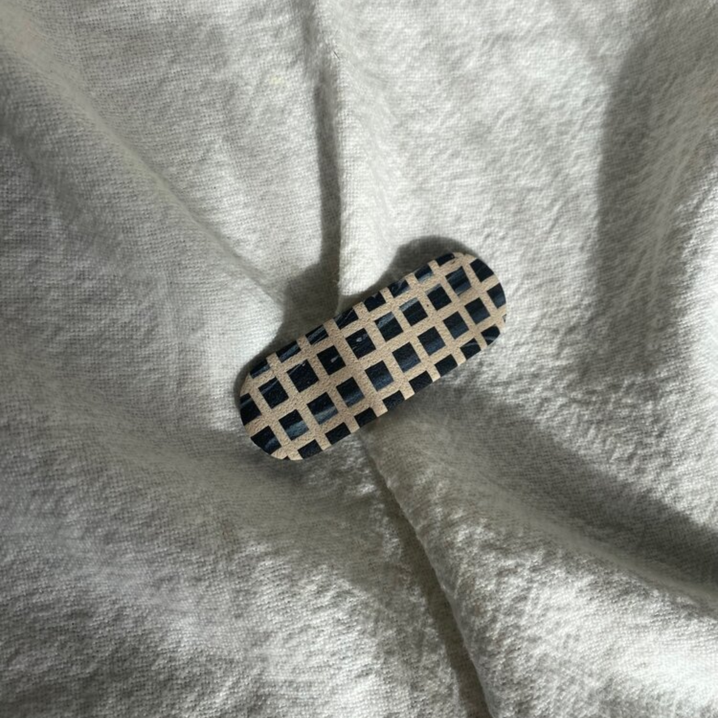 Grid Barrette Hair Clip