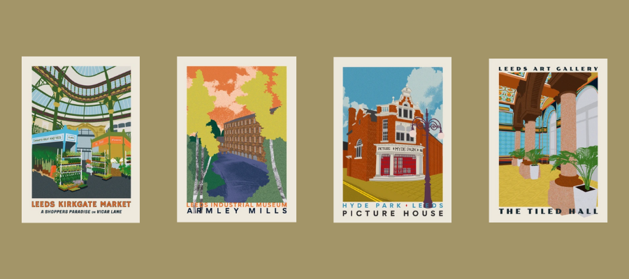 Hyde Park Picture House by Ellie Way A3 Print