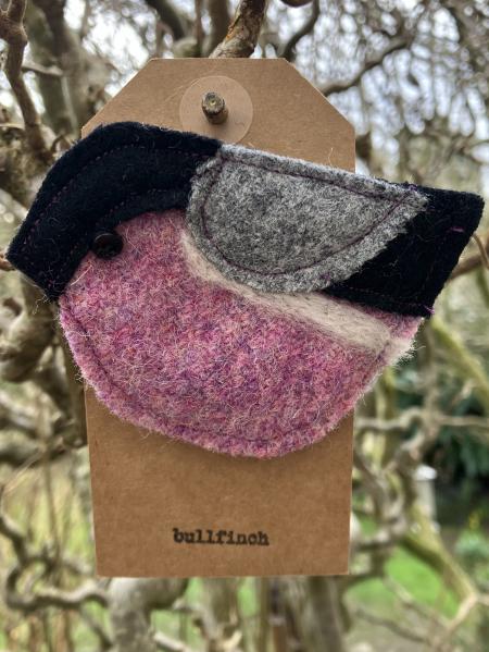 Bullfinch Woven Badge