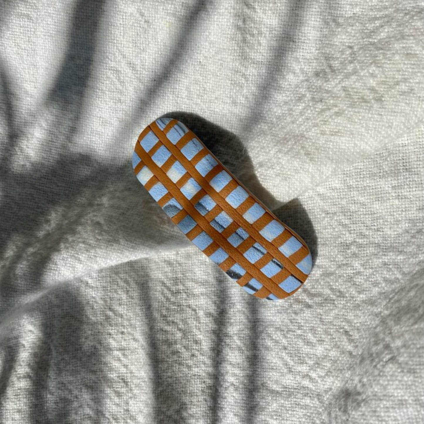 Grid Barrette Hair Clip